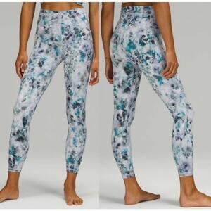 Lululemon Unlimit High Rise Tight 25" Leggings Kaleidofloral Multi Size 4 W5DVJS